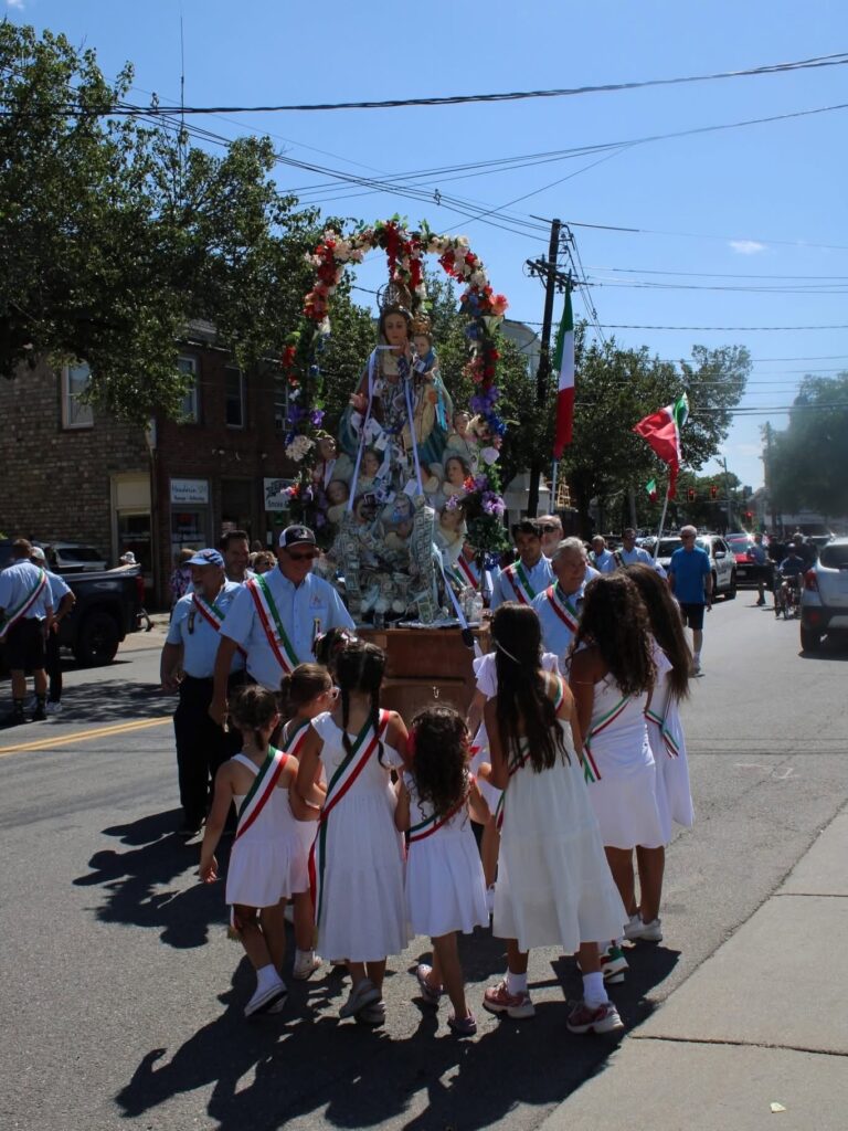 members in procession