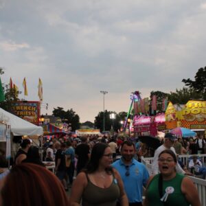crowd at park
