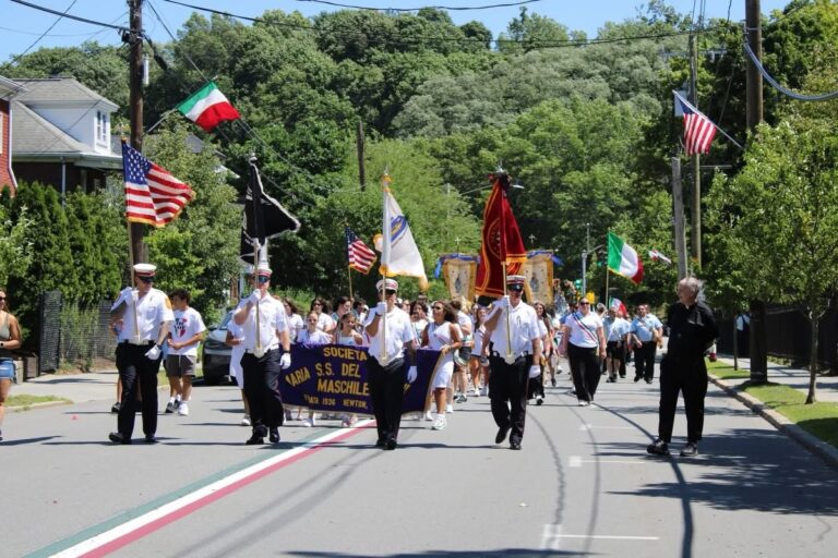 marching in procession