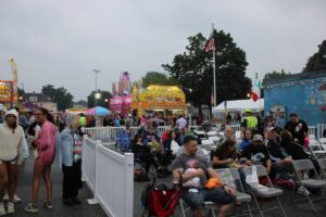 crowd at park
