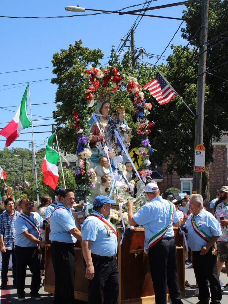 members in procession