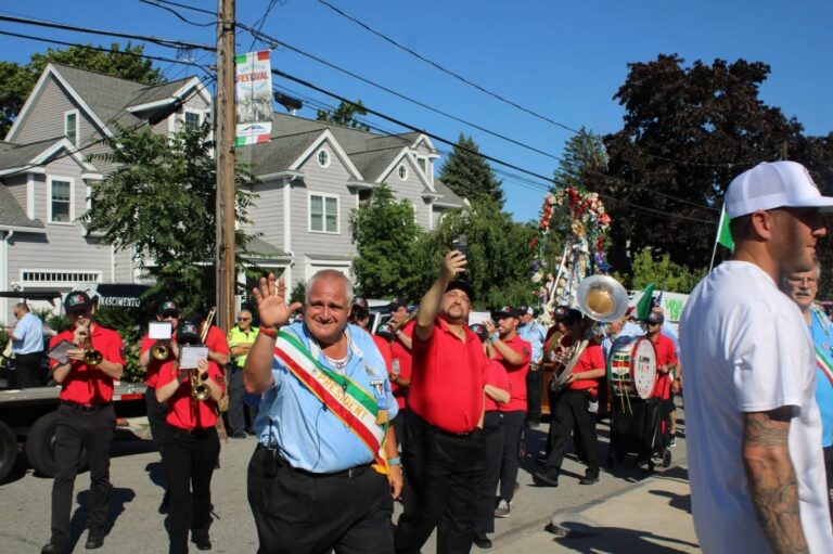 members in procession