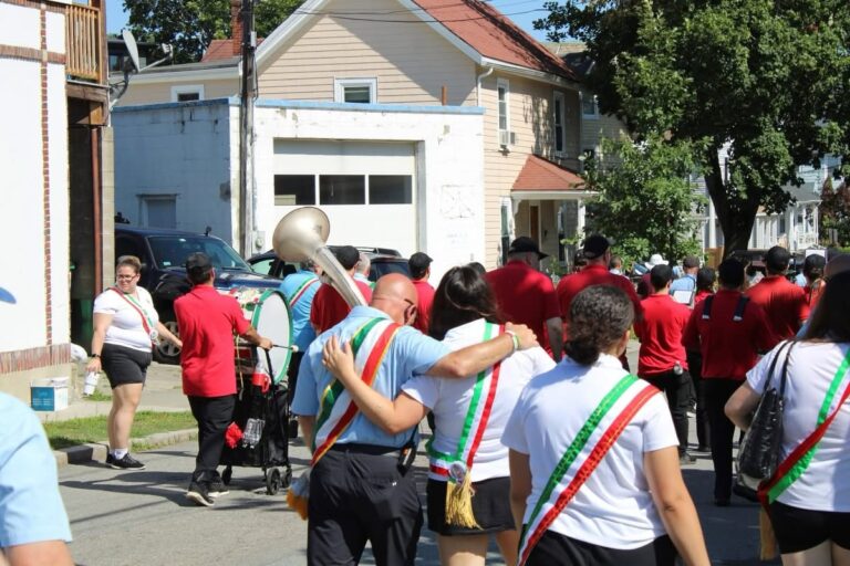 members in procession