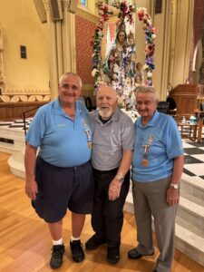 members at tridiuum prayer service