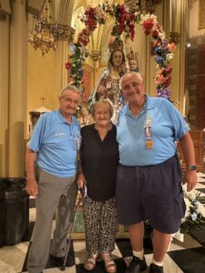 members at tridiuum prayer service