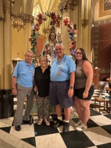 members at tridiuum prayer service