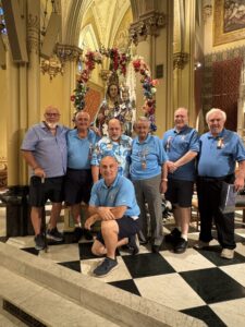members at tridiuum prayer service